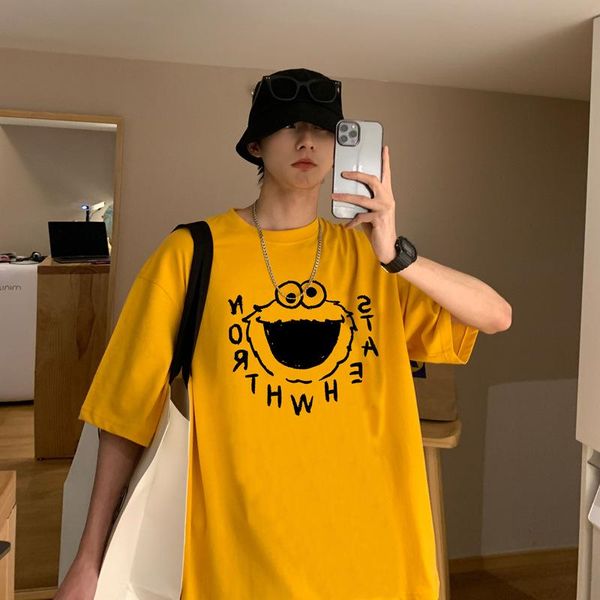 men's t-shirts hong kong style anime cartoon t-shirt male ins trend comfortable wild harajuku short-sleeved tide brand oversized shirt, White;black
men's t-shirts hong kong style anime cartoon t-shirt male ins trend comfortable wild harajuku short-sleeved tide brand oversized shirt, White;black
