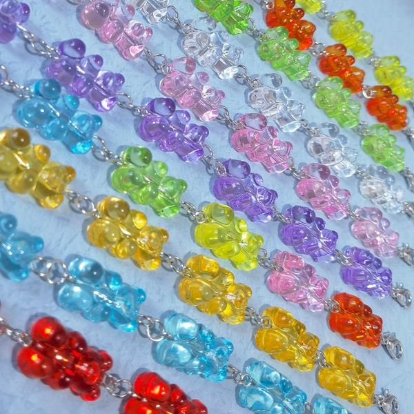 charm bracelets zx cute transparent resin cartoon bear chain bracelet for women mixed color animal girl wholesale jewelry gifts, Golden;silver
charm bracelets zx cute transparent resin cartoon bear chain bracelet for women mixed color animal girl wholesale jewelry gifts, Golden;silver