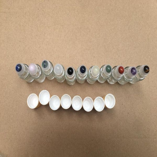 10ml empty gem roller bottles transparent thick essential oil glass bottle gemstone jade crystal plastic cap storage & jars
10ml empty gem roller bottles transparent thick essential oil glass bottle gemstone jade crystal plastic cap storage & jars