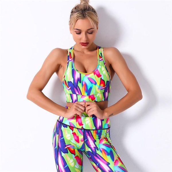 gym clothing women leopard sports bras digital printing color floral stripes breathable yoga bra women's running fitness clothes, White;black
gym clothing women leopard sports bras digital printing color floral stripes breathable yoga bra women's running fitness clothes, White;black