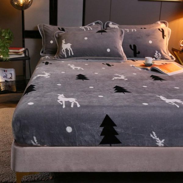sheets & sets gray forest elk flannel bed winter warm plush fitted sheet soft mink cashmere linen mattress cover elastic bedspread
sheets & sets gray forest elk flannel bed winter warm plush fitted sheet soft mink cashmere linen mattress cover elastic bedspread