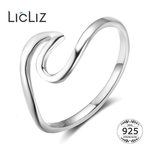 love ring licliz 925 sterling silver surf wave for women party wedding jewelry accessories anillos plata 925 para mujer lr0758, Slivery;golden
love ring licliz 925 sterling silver surf wave for women party wedding jewelry accessories anillos plata 925 para mujer lr0758, Slivery;golden