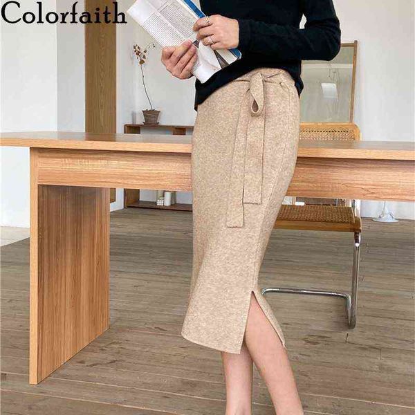 colorfaith autumn winter women skirts knitting package hip fashionable split vintage lace up elegant midi skirt sk1071 211119, Black
colorfaith autumn winter women skirts knitting package hip fashionable split vintage lace up elegant midi skirt sk1071 211119, Black