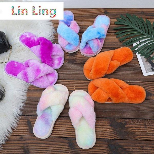 2021 winter women house slippers faux fur open toes colorful cross vamp furry slippers warm flats female slides cozy woman shoes, Black
2021 winter women house slippers faux fur open toes colorful cross vamp furry slippers warm flats female slides cozy woman shoes, Black