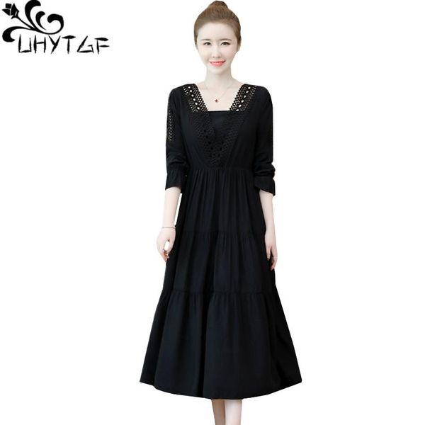 casual dresses uhytgf women long sleeves autumn dress fashion pullover elegant female black white 5xl plus size 1081, Black;gray
casual dresses uhytgf women long sleeves autumn dress fashion pullover elegant female black white 5xl plus size 1081, Black;gray