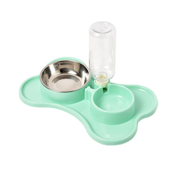 pet dog cat automatic drinking water double bowl stainless steel feeding bottle tray bowls & feeders
pet dog cat automatic drinking water double bowl stainless steel feeding bottle tray bowls & feeders