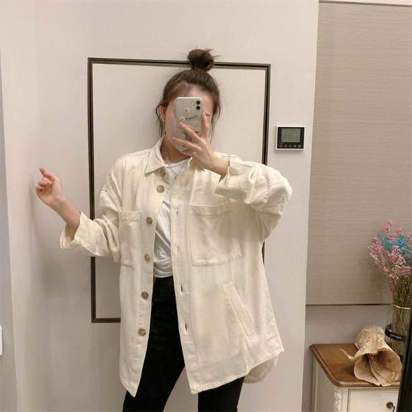 women's blouses & shirts 2021 summer european and american retro shirt tooling loose jacket female wild thin sunscreen top, White
women's blouses & shirts 2021 summer european and american retro shirt tooling loose jacket female wild thin sunscreen top, White