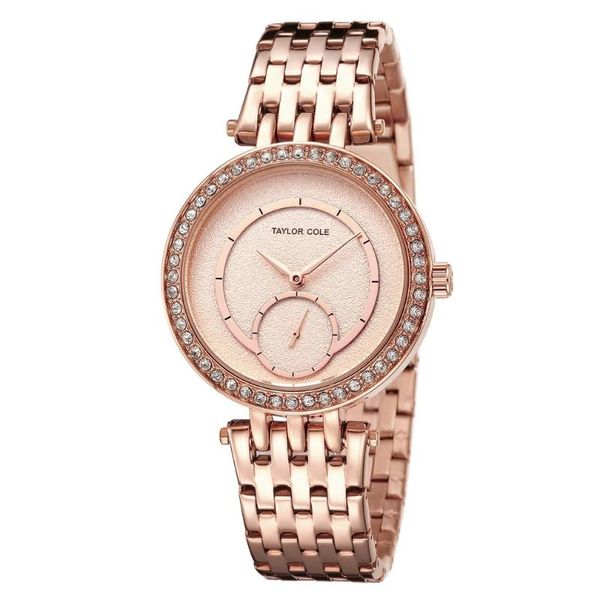 wristwatches taylor cole women watches date gold clock stainless steel strap dames horloges quartz dress / tc134, Slivery;brown
wristwatches taylor cole women watches date gold clock stainless steel strap dames horloges quartz dress / tc134, Slivery;brown