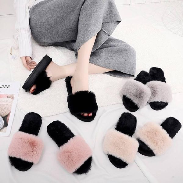 plush wedge heel furry slippers women shoes indoor outdoor winter autumn warm fur slides for, Black
plush wedge heel furry slippers women shoes indoor outdoor winter autumn warm fur slides for, Black
