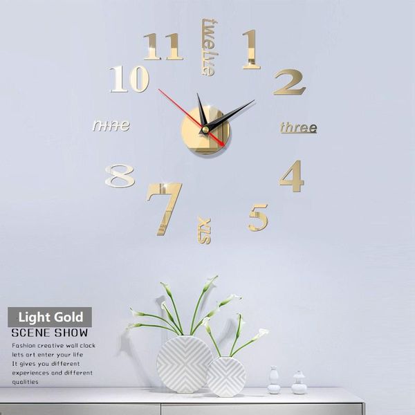 wall clocks 3d mirror surface large clock modern diy sticker office home shop art decor
wall clocks 3d mirror surface large clock modern diy sticker office home shop art decor