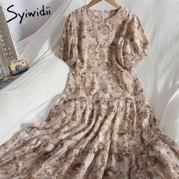 floral print womens dresses high waist ruffles spliced o-neck puff sleeve a-line summer korean fashion clothes 210607, Black;gray
floral print womens dresses high waist ruffles spliced o-neck puff sleeve a-line summer korean fashion clothes 210607, Black;gray