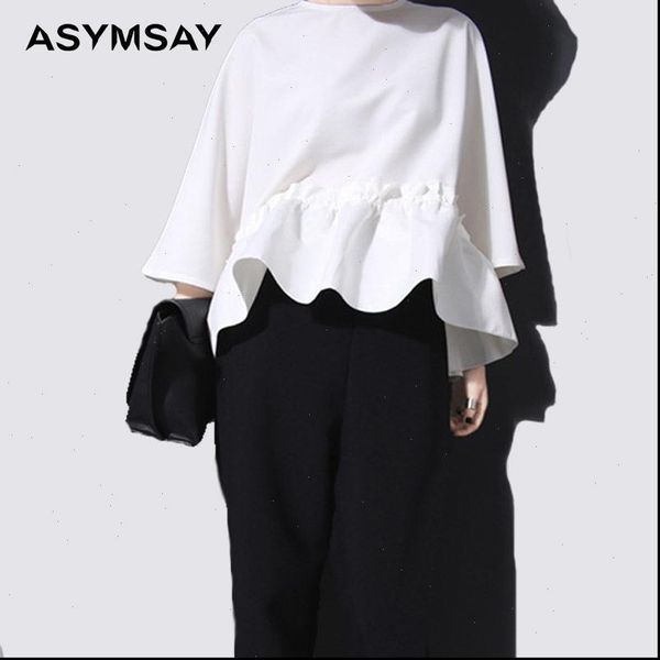 womens fashion shirt korean style white black red ruffle blouse women blouses irregular pleated ruffles big size clothing
womens fashion shirt korean style white black red ruffle blouse women blouses irregular pleated ruffles big size clothing