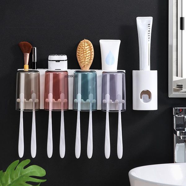 bath accessory set toothbrush holder with suction cups bathroom accessories organizer wall mount rack tools