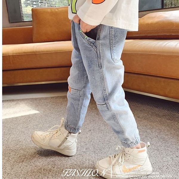 Baby boys jeans 3-11 years old cotton Spring and autumn solid color stitching trousers Classic blue + gray 2 colors kids pants
Baby boys jeans 3-11 years old cotton Spring and autumn solid color stitching trousers Classic blue + gray 2 colors kids pants