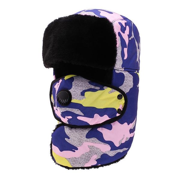 berets camouflage winter hats male skullies beanies thick warm earmuffs bomber female windproof outdoor cold cotton caps, Blue;gray
berets camouflage winter hats male skullies beanies thick warm earmuffs bomber female windproof outdoor cold cotton caps, Blue;gray