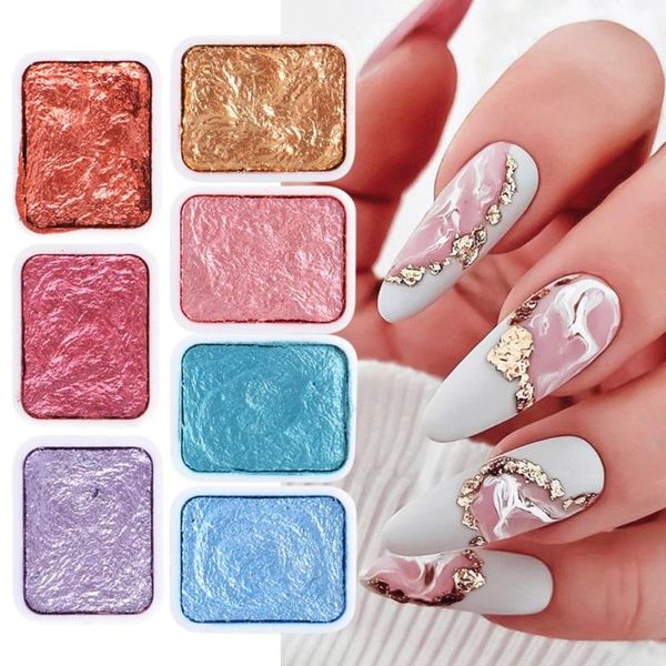 nail glitter 1box solid watercolor paint decoration metal pearl pigment colors blooming drawing acuarelas manicure tool diy, Silver;gold
nail glitter 1box solid watercolor paint decoration metal pearl pigment colors blooming drawing acuarelas manicure tool diy, Silver;gold