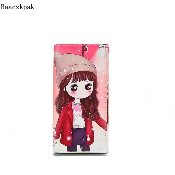 wallets women cartoon doll graffiti printing features ladies long leather wallet girls students card holder, Red;black
wallets women cartoon doll graffiti printing features ladies long leather wallet girls students card holder, Red;black