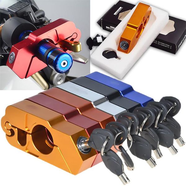 theft protection motorcycle grip lock cnc security safety handlebar locks handset brake lever disc locking fit scooter atv dirt street bikes
theft protection motorcycle grip lock cnc security safety handlebar locks handset brake lever disc locking fit scooter atv dirt street bikes