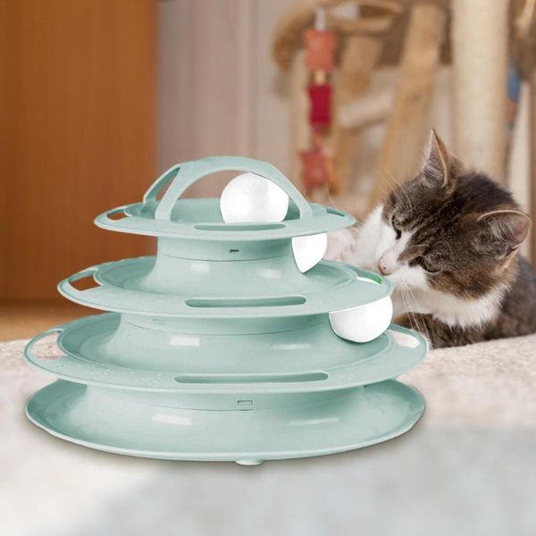 cat toys toy 4-layer track turntable interactive moving ball tower disc intelligence training pet
cat toys toy 4-layer track turntable interactive moving ball tower disc intelligence training pet