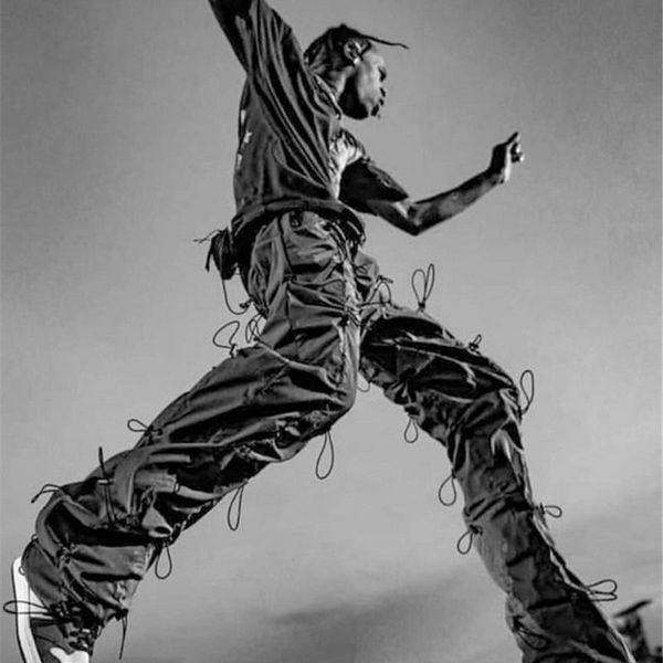 european and american fan drawstring three-dimensional modeling sports casual pants men's jogger high street fashion brand, Black
european and american fan drawstring three-dimensional modeling sports casual pants men's jogger high street fashion brand, Black