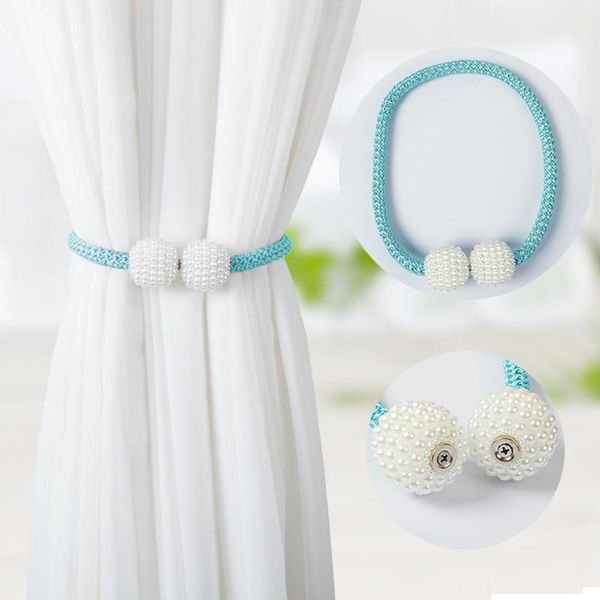 other home decor 2pcs magnetic curtain buckle modern rope type pearl clip straps tie back magnet binding holders
other home decor 2pcs magnetic curtain buckle modern rope type pearl clip straps tie back magnet binding holders