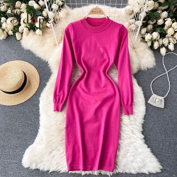 casual dresses elegant dress spring/autumn fashion simple solid color long sleeve knitted women elastic waist comfort wholesale vestidos, Black;gray
casual dresses elegant dress spring/autumn fashion simple solid color long sleeve knitted women elastic waist comfort wholesale vestidos, Black;gray