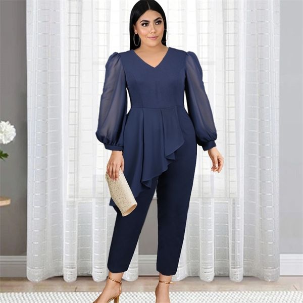 5xl 4xl party jumpsuits elegance v neck long lantern sleeve peplum ruffles romper plus size occasion event overalls fashion 210527, Black;white
5xl 4xl party jumpsuits elegance v neck long lantern sleeve peplum ruffles romper plus size occasion event overalls fashion 210527, Black;white