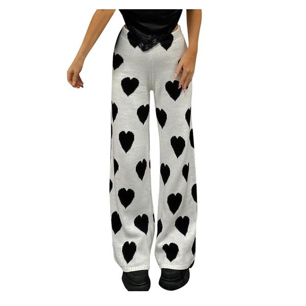 yoga outfit women casual love printed straight leg pants knit draped high waist trousers
yoga outfit women casual love printed straight leg pants knit draped high waist trousers