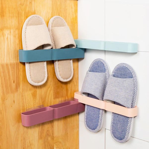 wall-mounted spin shoe hanger simple creative bathroom slippers rack doorway toilet slipper storage space saving hanging drain clothing & wa
wall-mounted spin shoe hanger simple creative bathroom slippers rack doorway toilet slipper storage space saving hanging drain clothing & wa