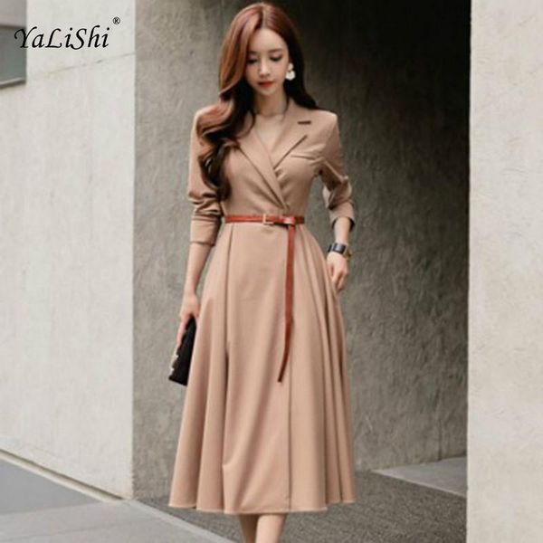 casual dresses plus size a-line dress women autumn khaki long sleeve notched mid-calf office tunic korean vintage vestido, Black;gray
casual dresses plus size a-line dress women autumn khaki long sleeve notched mid-calf office tunic korean vintage vestido, Black;gray