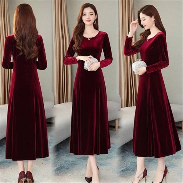 tvo spring and autumn korean plu ize e veriongolden velvet large ize evening kirt dre long kirtleeve lady evening dre over knee long s
tvo spring and autumn korean plu ize e veriongolden velvet large ize evening kirt dre long kirtleeve lady evening dre over knee long s