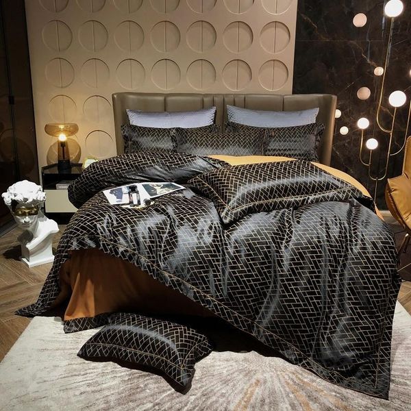 bedding sets luxury satin silky premium jacquard floral leaves duvet cover with zipper closure ultra soft comfor bed sheet pillowcase
bedding sets luxury satin silky premium jacquard floral leaves duvet cover with zipper closure ultra soft comfor bed sheet pillowcase