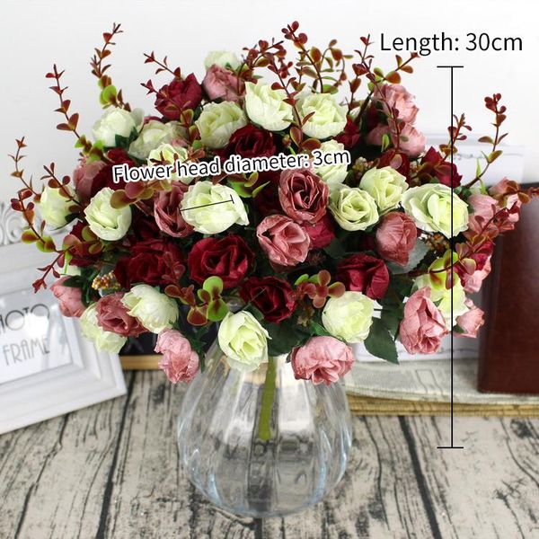 decorative flowers & wreaths 7 fork 21 head 6 color diamond rose handlebar home furnishings wedding handhold flower shooting props supplies
decorative flowers & wreaths 7 fork 21 head 6 color diamond rose handlebar home furnishings wedding handhold flower shooting props supplies