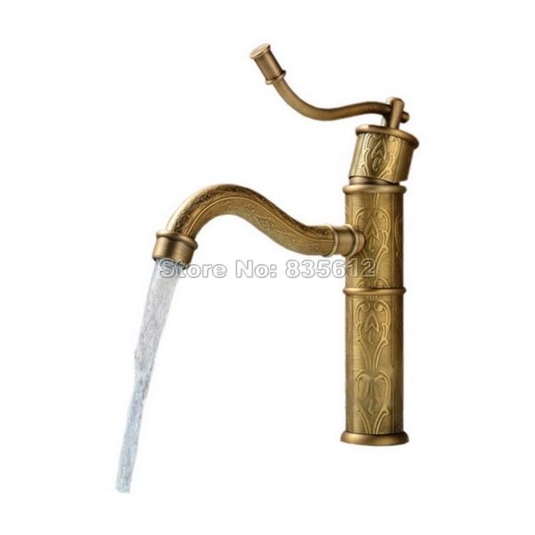 bathroom sink faucets antique brass single handle basin mixer tap vessel faucet retro wgf022
bathroom sink faucets antique brass single handle basin mixer tap vessel faucet retro wgf022