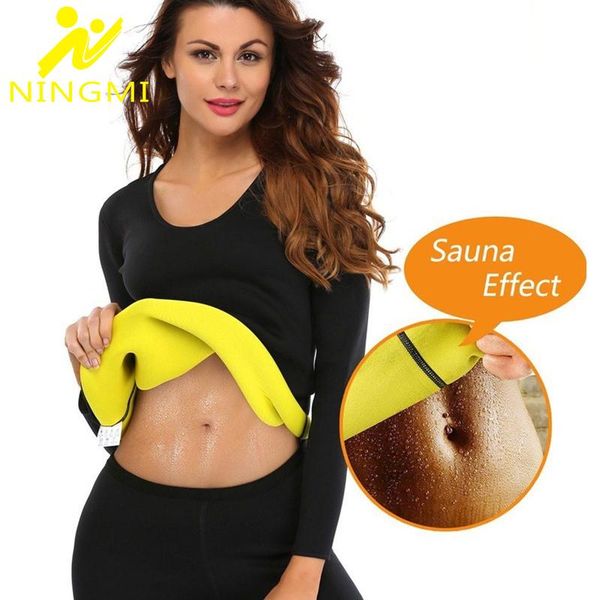 women's shapers ningmi women slimming sauna shirt body shaperwear blouse long sleeve waist trainer neoprene fitness shaper weight loss, Black;white
women's shapers ningmi women slimming sauna shirt body shaperwear blouse long sleeve waist trainer neoprene fitness shaper weight loss, Black;white