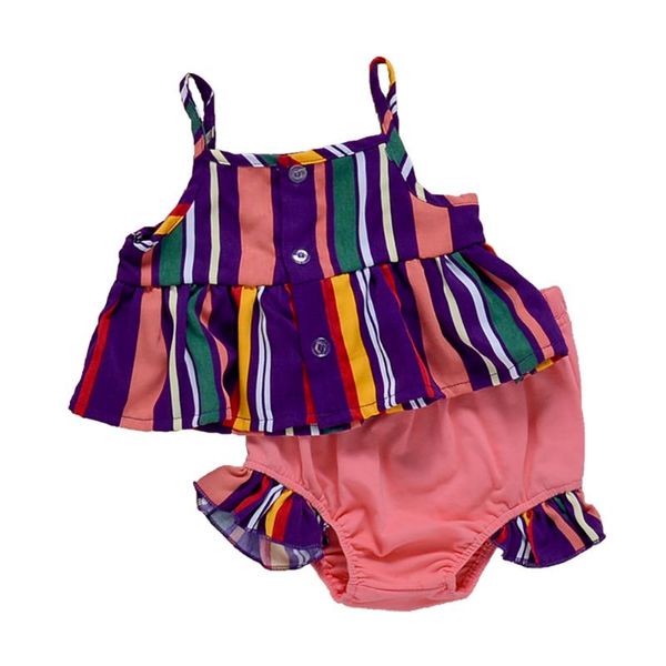 clothing sets infant baby girl set colorful stripe sleeveless sling shorts two-piece suit for birthday party pography 6m-3t, White
clothing sets infant baby girl set colorful stripe sleeveless sling shorts two-piece suit for birthday party pography 6m-3t, White