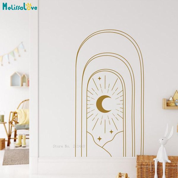 wall stickers boho design arch mountain sun moon and two stars home decoration modern living room décor yt6412
wall stickers boho design arch mountain sun moon and two stars home decoration modern living room décor yt6412