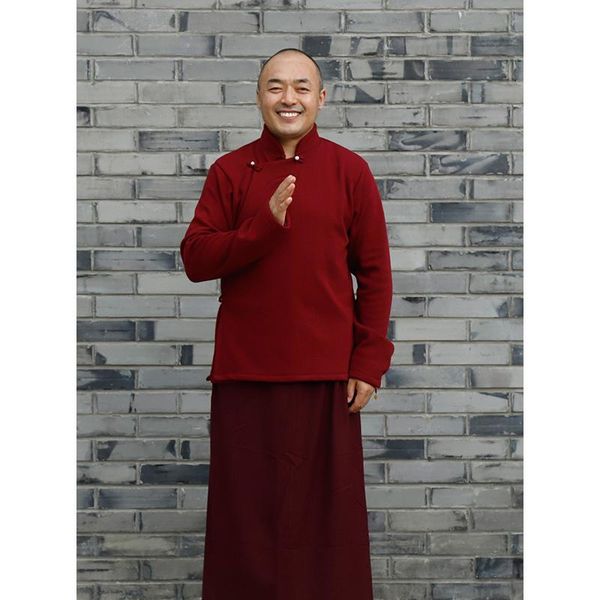 ethnic clothing monk's clothes in autumn and winter tibetan missionary lama's plush coat long sleeved, Red
ethnic clothing monk's clothes in autumn and winter tibetan missionary lama's plush coat long sleeved, Red
