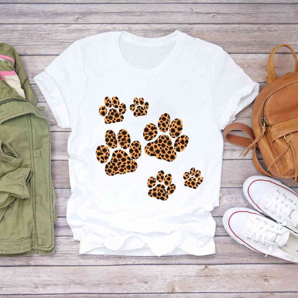 women's t-shirt women t-shirts paw leopard dog pet animal 90s summer autumn cute ladies print lady womens graphic t shirt fema, White
women's t-shirt women t-shirts paw leopard dog pet animal 90s summer autumn cute ladies print lady womens graphic t shirt fema, White