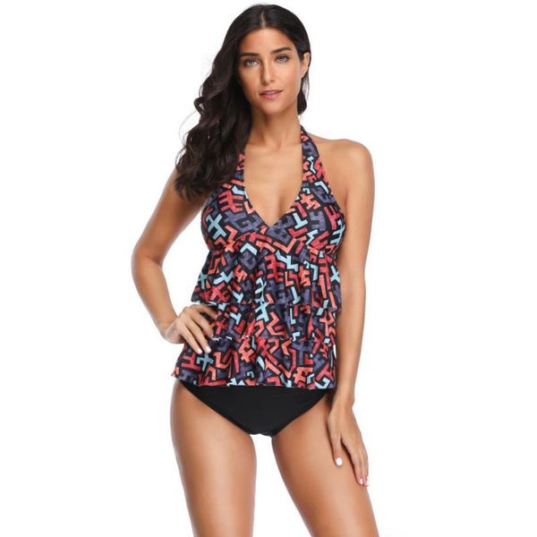 one-piece suits women two piece floral print swimsuit halter tankini swimwear bathing padded swimming suit beachwear skirt s m l xl
one-piece suits women two piece floral print swimsuit halter tankini swimwear bathing padded swimming suit beachwear skirt s m l xl