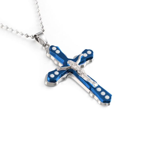 pendant necklaces 2021 fashion religious cross necklace man jesus crucifix beads chain jewelry gifts for men, Silver
pendant necklaces 2021 fashion religious cross necklace man jesus crucifix beads chain jewelry gifts for men, Silver