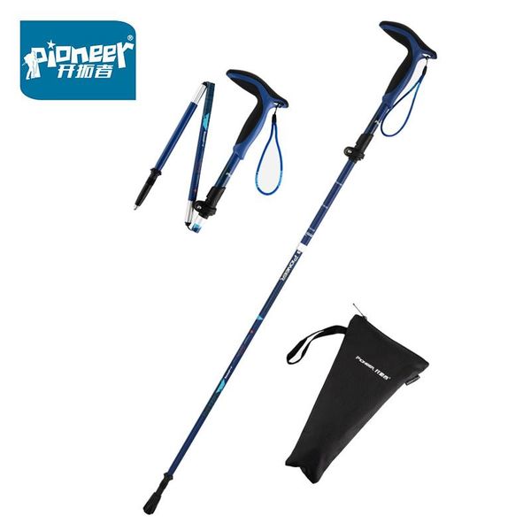 pioneer ultralight folding trekking poles t-grip canes outdoor camping climbing walking sticks 5 sections
pioneer ultralight folding trekking poles t-grip canes outdoor camping climbing walking sticks 5 sections