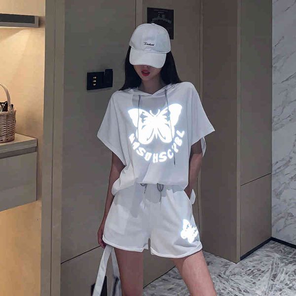 tracksuits 2 piece set women orescent solid hooded short sleeve t shirts+drawstring elastic waist shorts fashion suits 60s6 ct8u, Gray
tracksuits 2 piece set women orescent solid hooded short sleeve t shirts+drawstring elastic waist shorts fashion suits 60s6 ct8u, Gray