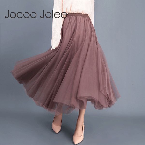 women spring autumn solid gauze mesh high waist slim long skirt sweet pleated a-line ball gown elegant casual 210428, Black
women spring autumn solid gauze mesh high waist slim long skirt sweet pleated a-line ball gown elegant casual 210428, Black