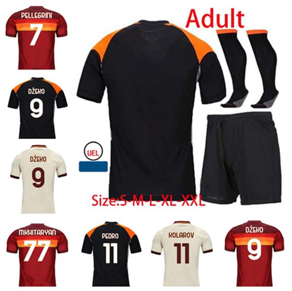classic20-20soccer jersey de rossi dzeko totti pellegrini kolarov zaniolo florenzi 20&21 + kids kit home away high-quality suit, Black;yellow
classic20-20soccer jersey de rossi dzeko totti pellegrini kolarov zaniolo florenzi 20&21 + kids kit home away high-quality suit, Black;yellow