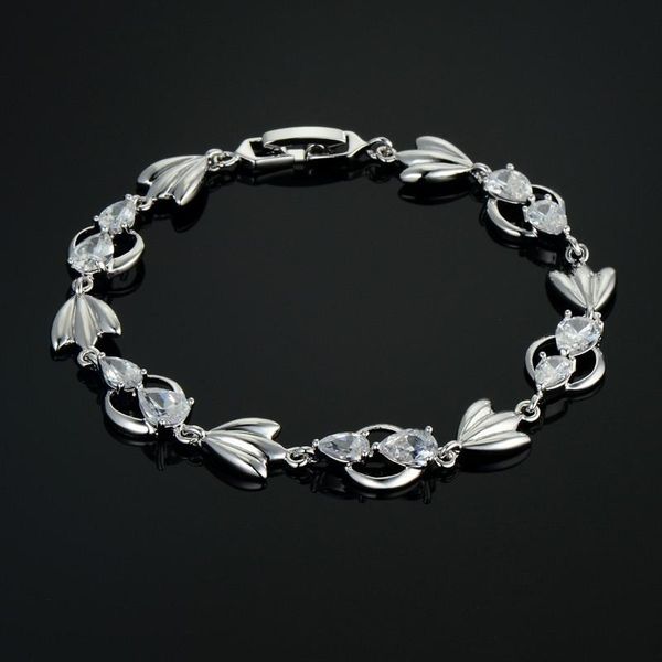 charm bracelets women's 2021 braslet 19cm silver color cubic zirconia tennis bracelet for women jewelry, Golden;silver
charm bracelets women's 2021 braslet 19cm silver color cubic zirconia tennis bracelet for women jewelry, Golden;silver