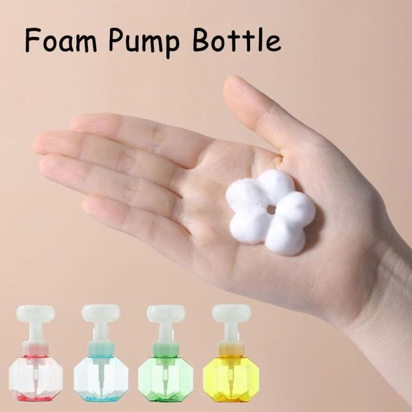 storage bottles & jars 300ml liquid soap dispenser flower shape foam foaming pump empty bottle plastic clear shower gel
storage bottles & jars 300ml liquid soap dispenser flower shape foam foaming pump empty bottle plastic clear shower gel