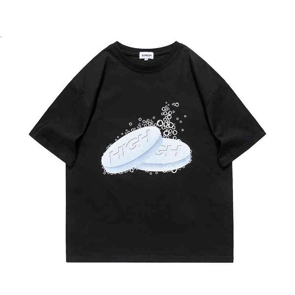 men's t shirt summer pure cotton t-shirt personality creative minority design youth casual loose round neck short sleeve, White;black
men's t shirt summer pure cotton t-shirt personality creative minority design youth casual loose round neck short sleeve, White;black