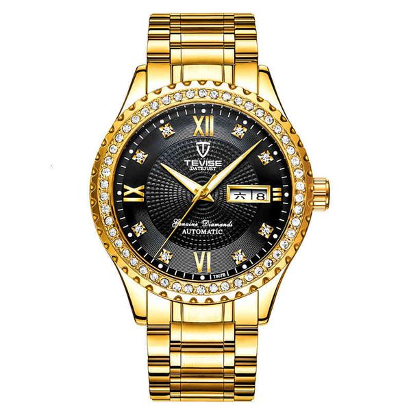 2021 trend man automatic mechanical watch fashion stainless steel tape waterproof noctilucent 24k set men's watches t807b, Slivery;brown
2021 trend man automatic mechanical watch fashion stainless steel tape waterproof noctilucent 24k set men's watches t807b, Slivery;brown