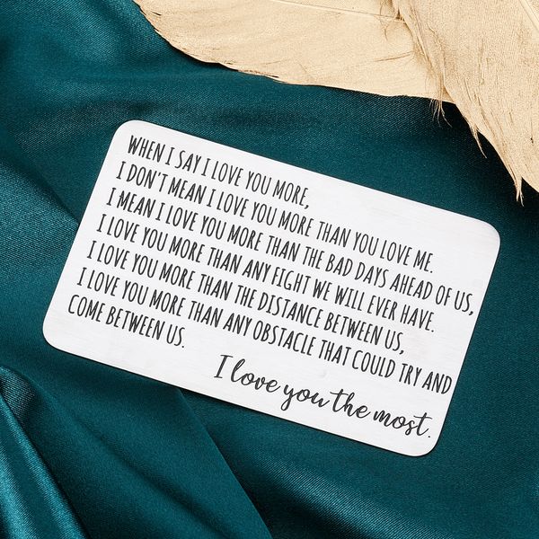 10pieces/lotgift wallet insert card for men husband from wife girlfriend boyfriend birthday valentines day gifts for him for boss dad son, Brown;gray
10pieces/lotgift wallet insert card for men husband from wife girlfriend boyfriend birthday valentines day gifts for him for boss dad son, Brown;gray